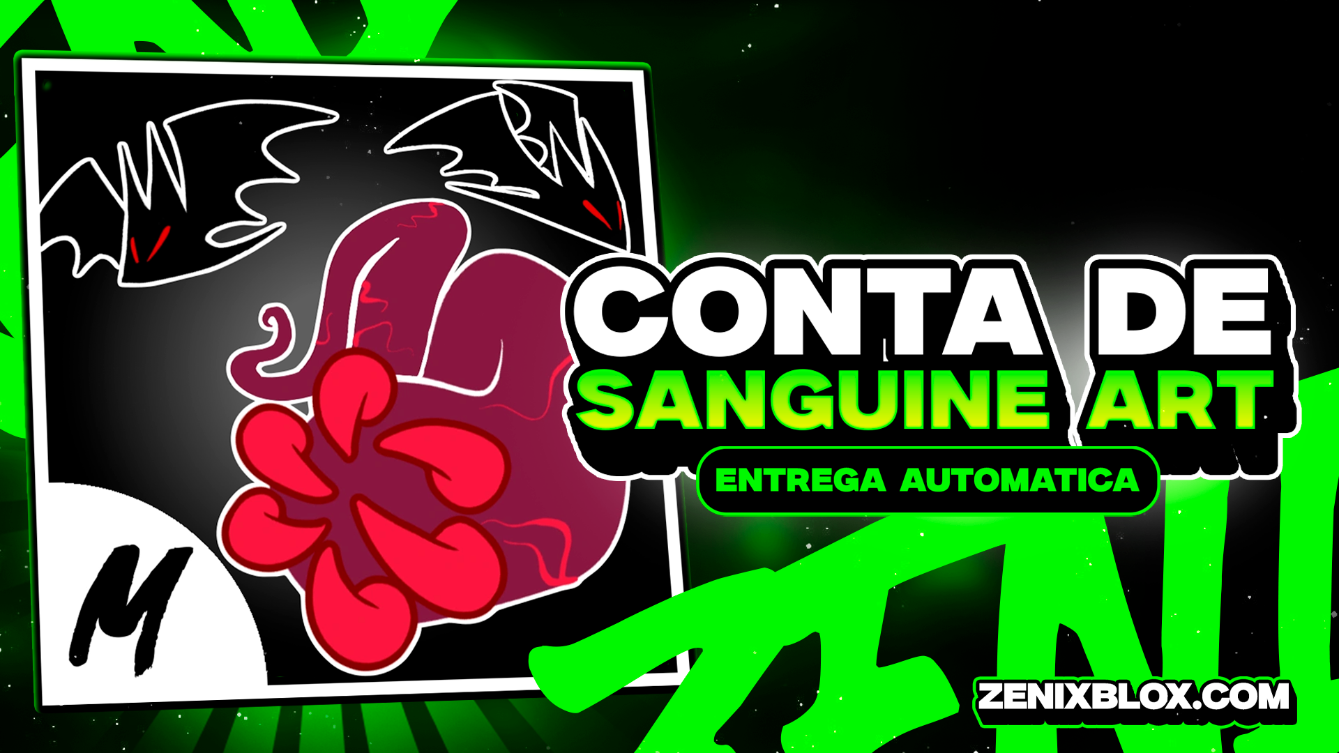 🩸CONTAS COM SANGUINE ART🩸