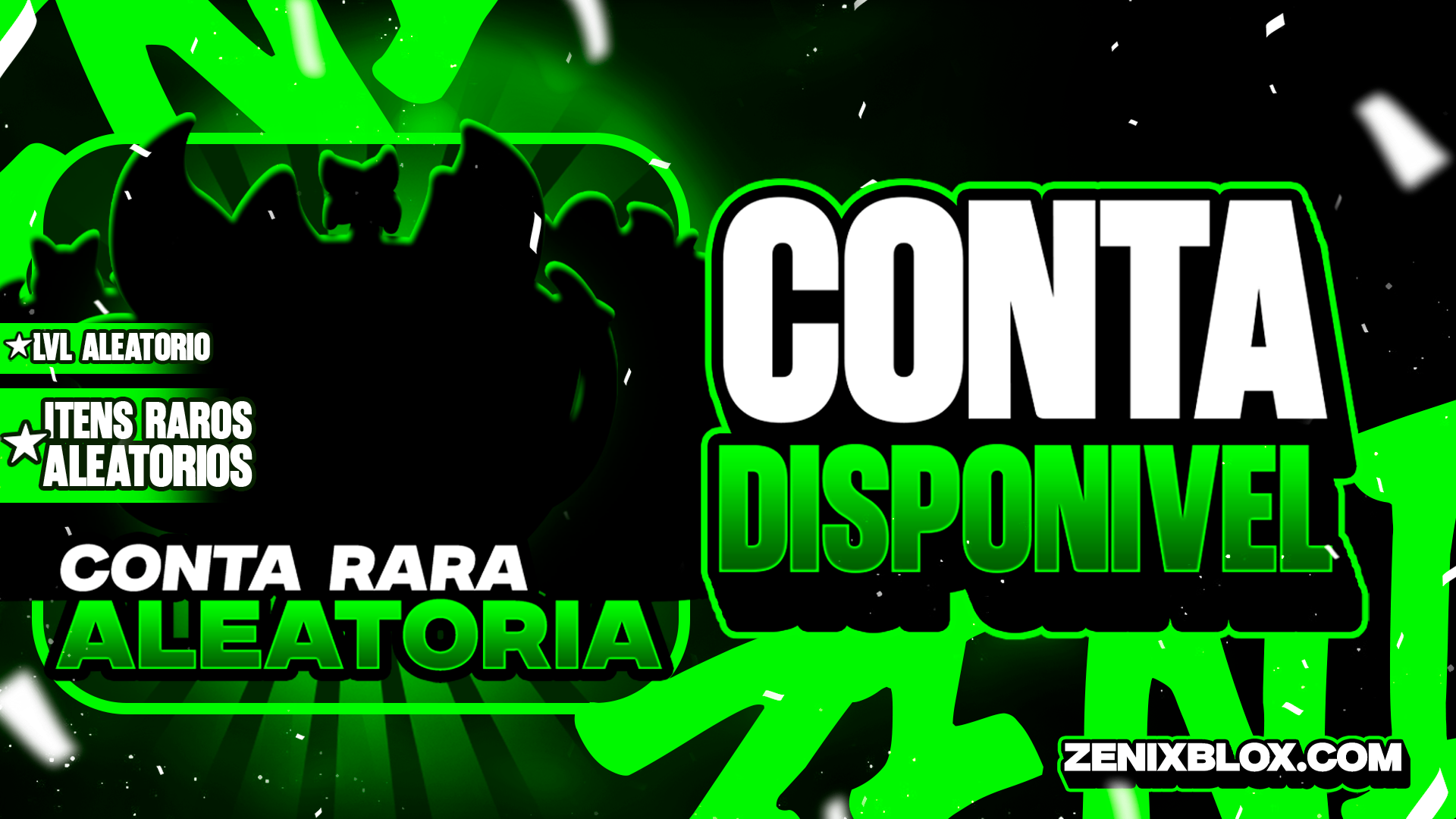 🐉 CONTA RARA ALEATORIA ❓