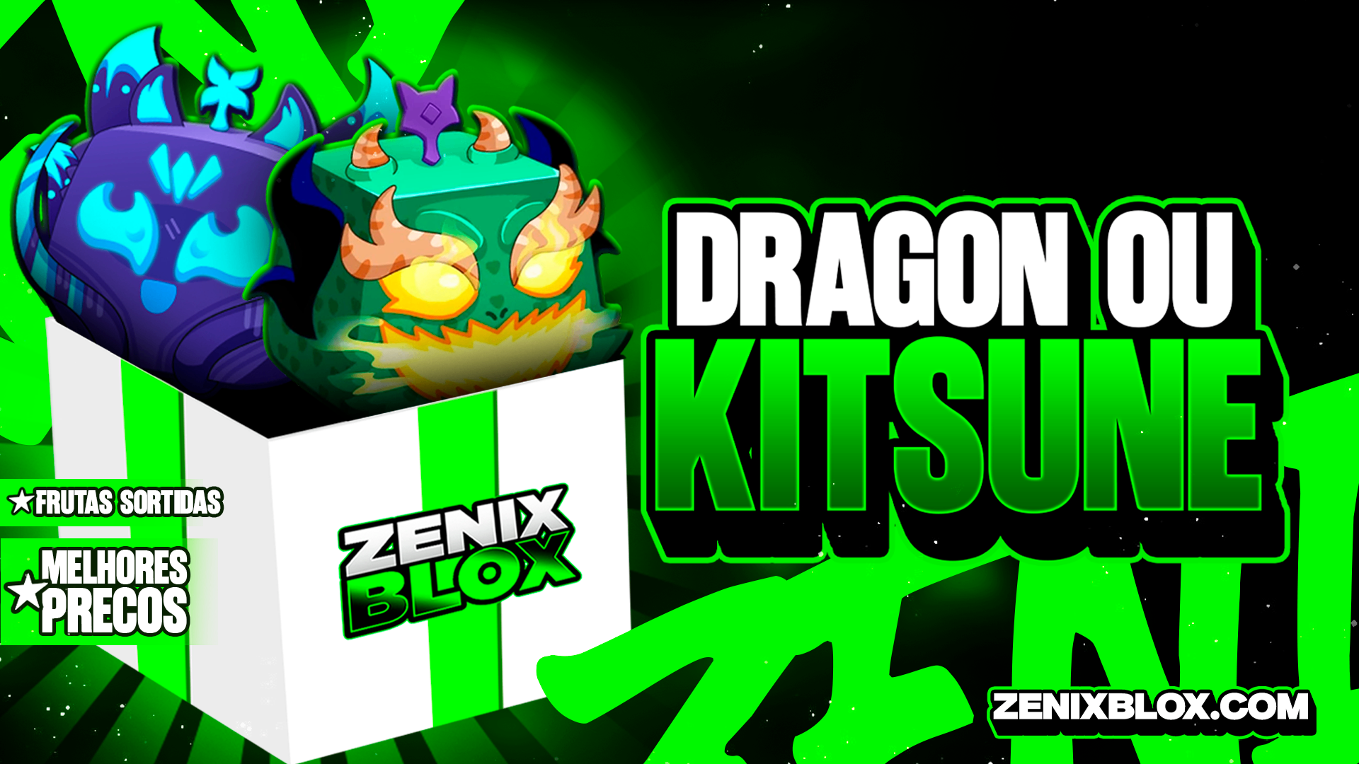 🦊🐲KITSUNE OU DRAGON NO INVENTÁRIO 🦊🐲
